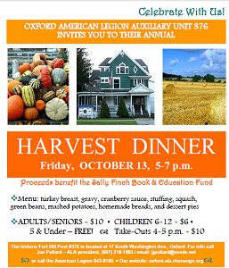 2017 Harvest Dinner mini poster