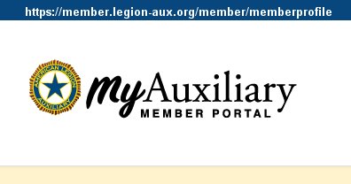 My Auxiliary Member Portal website logo