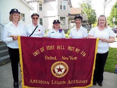 Unit 376 members who marched in the Memorial Day parade.